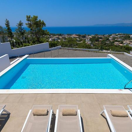 Villa Dione In Pefkos, Lindos Area 외부 사진